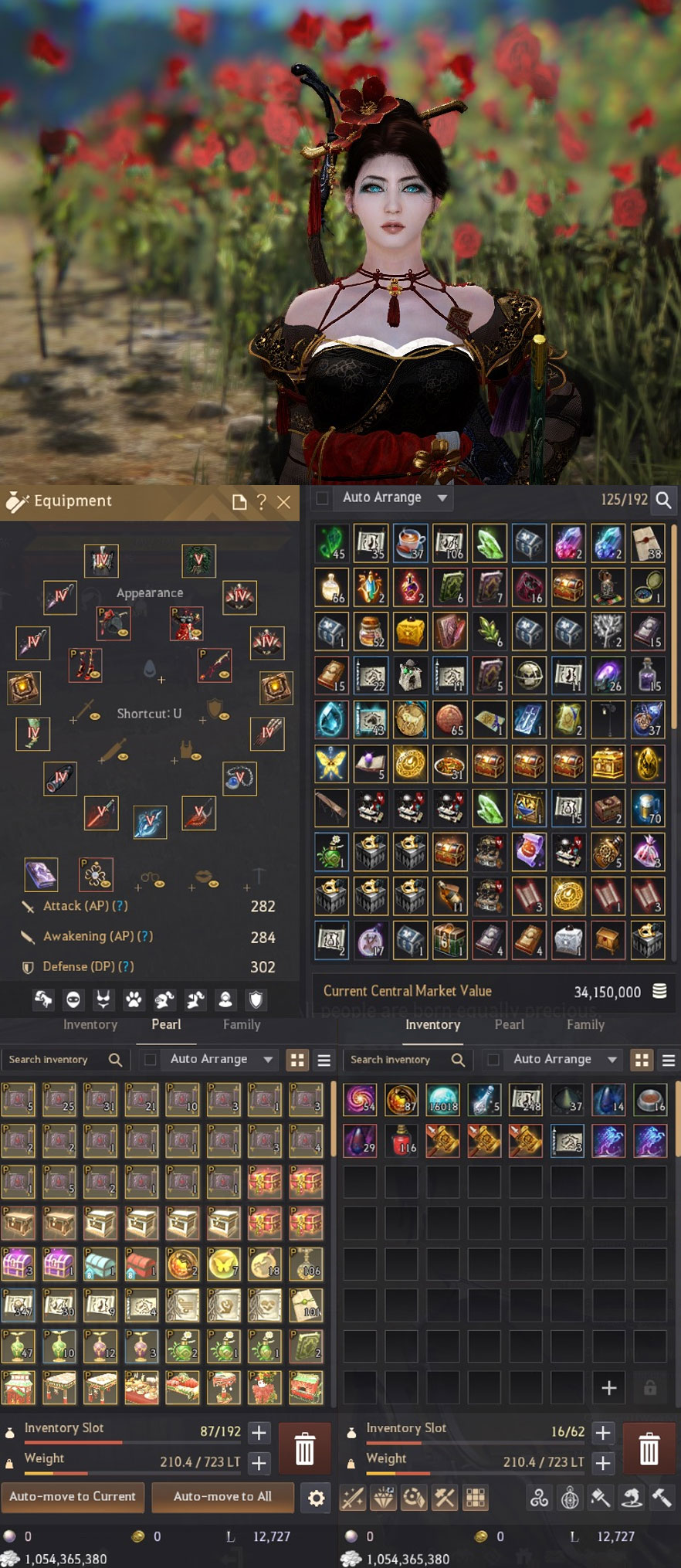 NA Maehwa - LVL 61+ Full PEN Weapons, Gear worth 52000M+ ( 52 BILLIONS+)-maehwana20241-high-jpg