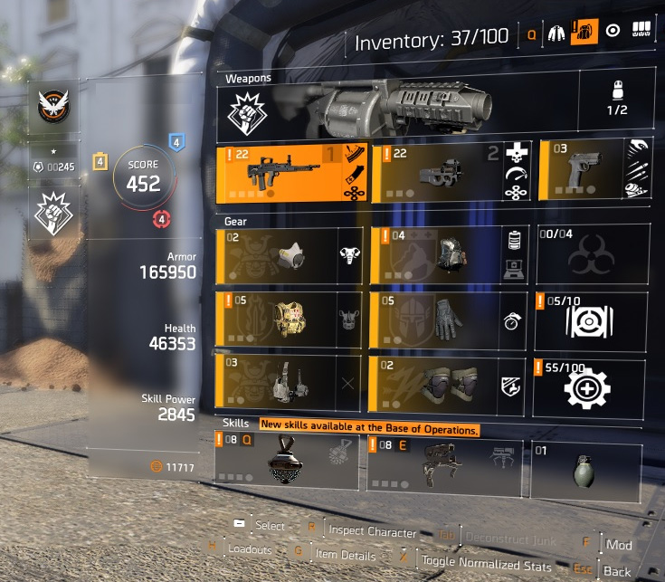 High End Division 2 Account, Level 30 with 450+ Gear Score (World Tier 5 Ready)-zrvakou-jpg