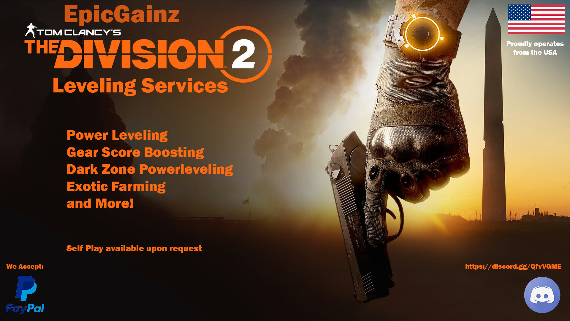 [PC] EpicGainz The Division 2 Services! Cheap and quick!-td2splash-jpg