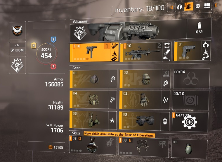 High End Division 2 Account, Level 30 with 454 Gear Score (World Tier 5 Ready)-cnt63k4-jpg