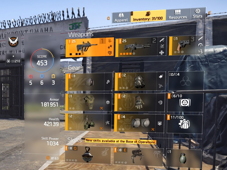 HIGH END DIVISION 2 PC ACCOUNT, LEVEL 30 and 453+ GEAR SCORE (TIER WORLD 5 READY)-2e2bozb-jpg