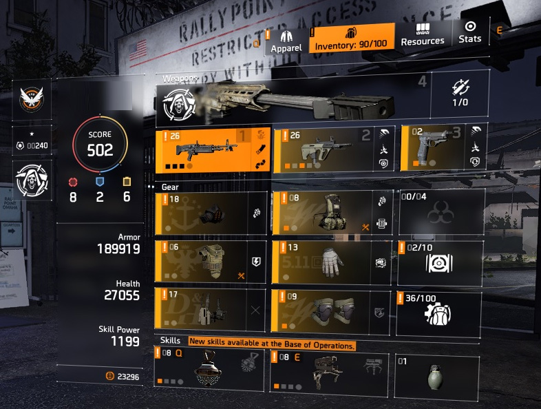 HIGH END DIVISION 2 PC ACCOUNT, LEVEL 30 and 502+ GEAR SCORE (TIER WORLD 5 READY)-lszdrfe-jpg