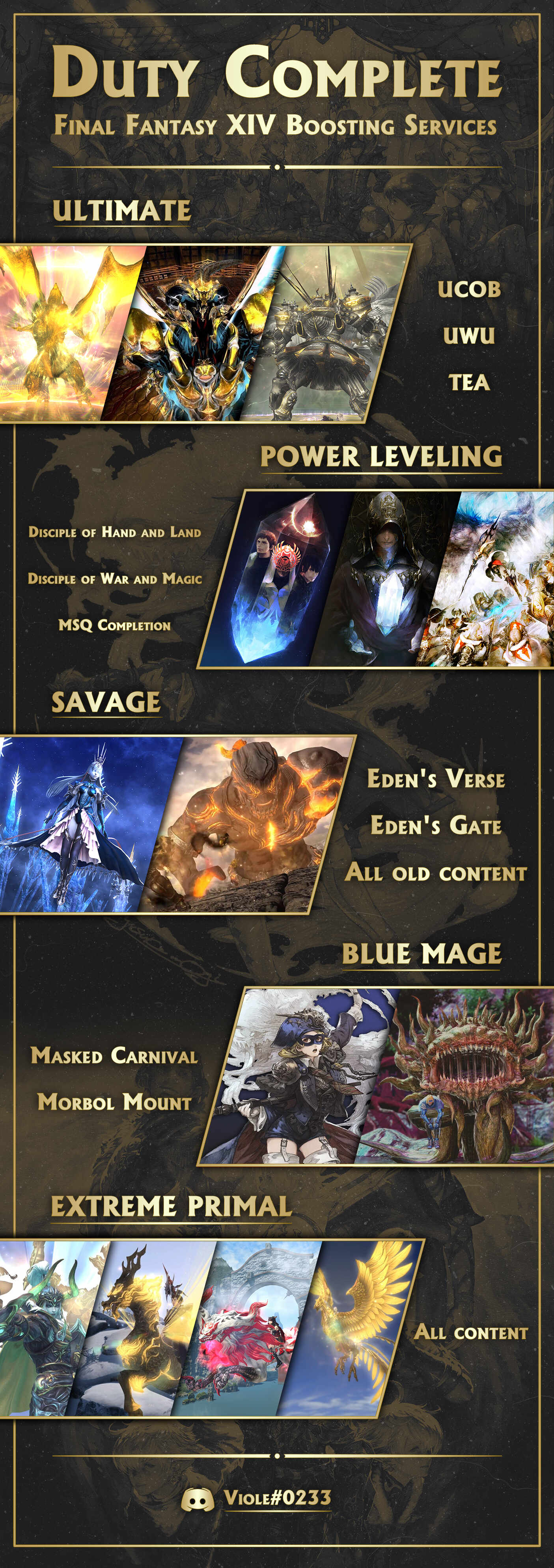💎[Duty Complete] - Ultimate - Savage - Blue Mage - Power Lvl - Eureka - More-duty-complete-2-jpg
