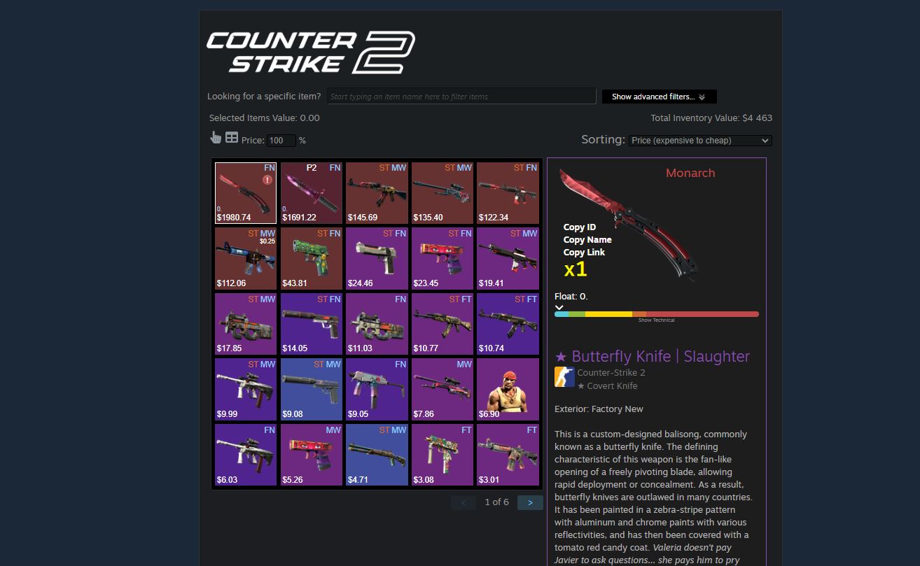 Trade banned account csgo 4700$ inventory + oge-sa-jpg