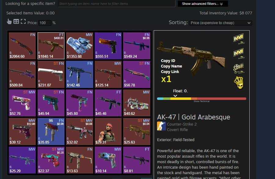 🔴Trade banned account cs2 9000$ inventory-7nmzrj-jpg