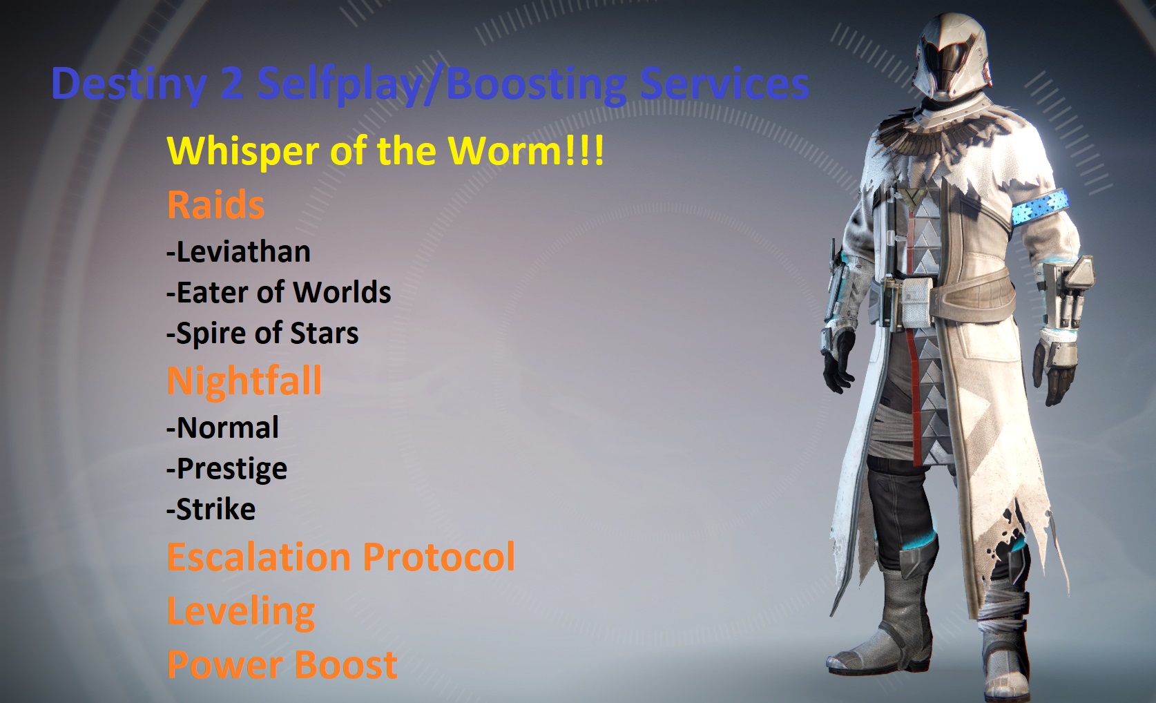 *PC Only*  #### Selling Whisper of the Worm | Raids | Nightfall | Leveling ####-destiny2sales-jpg