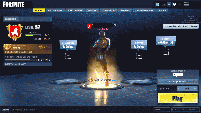 Black Knight/ Season 3 tier 55/7.8KD/34% win rat/ 1200Vbucks/CHEAP!!-forth-new-gif