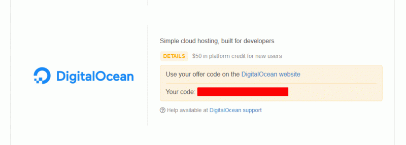 Digital Ocean Coupon  - CHEAP PRICE - 4$-digitaloceanproof-gif