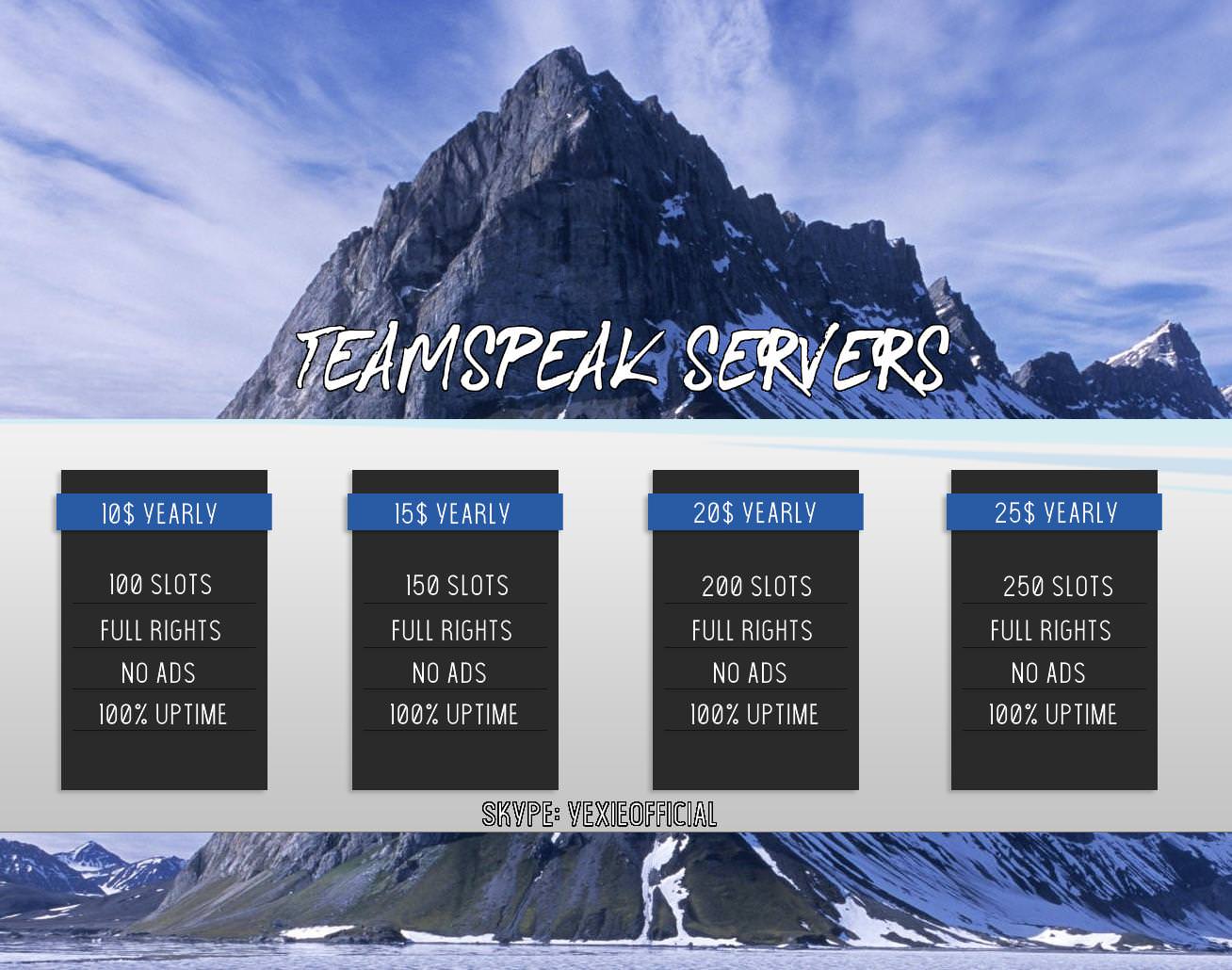Cheap TeamSpeak Servers, Full rights, Up to 250 Slots-cufdm62-jpg