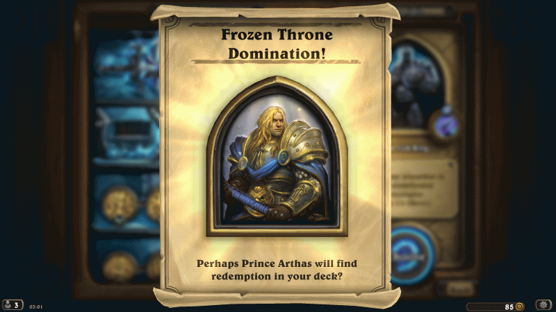 Prince Arthas HERO NOW! CHEAP &amp; FAST!-hearthstone-screenshot-09-02-17-03-01-24-gif