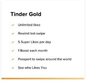 Tinder Gold 6 months code-elo-png