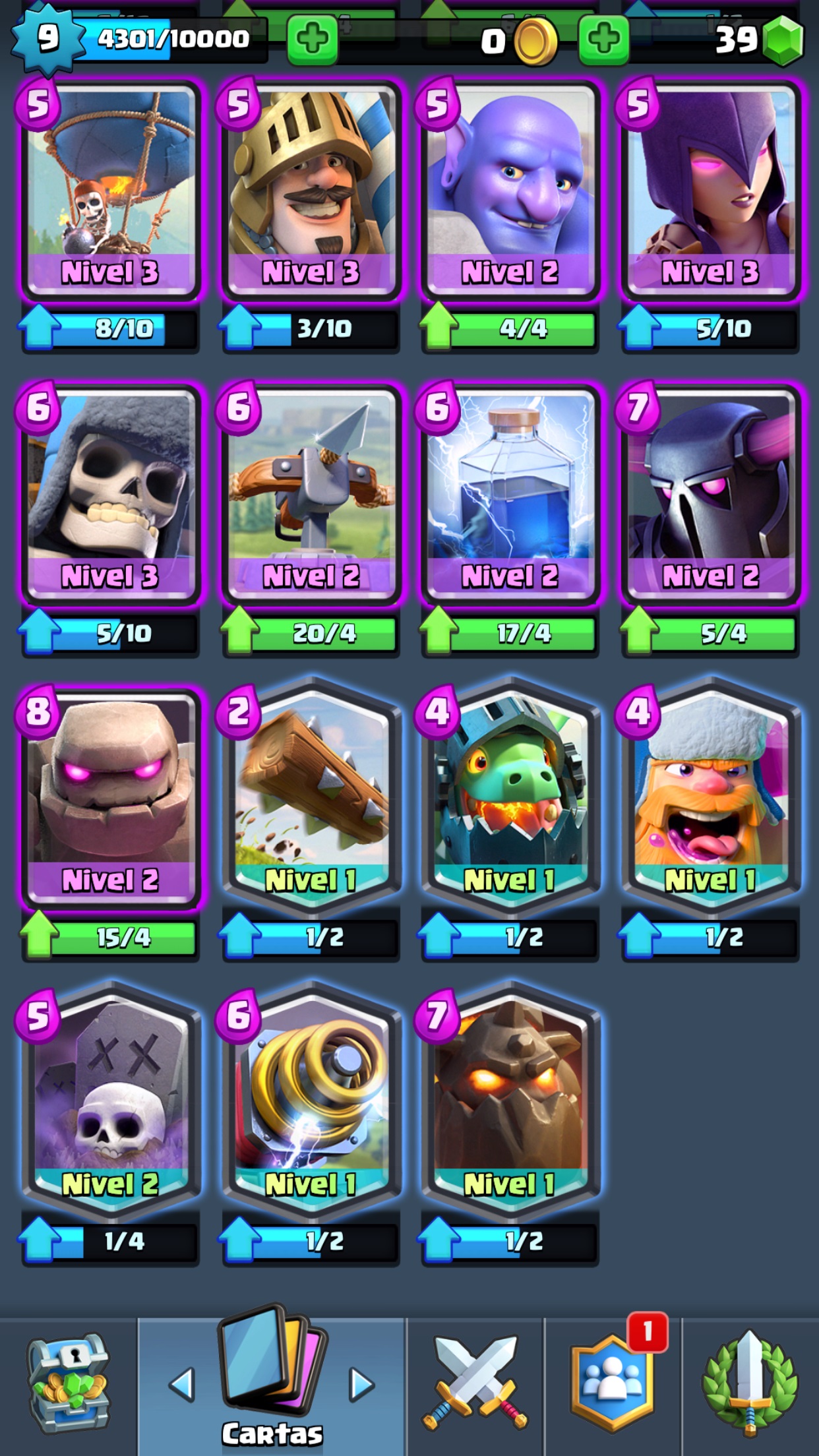 Clash Royale Account LVL 9, 6 Legendaries, 19 Epics-eaxvcw8-jpg