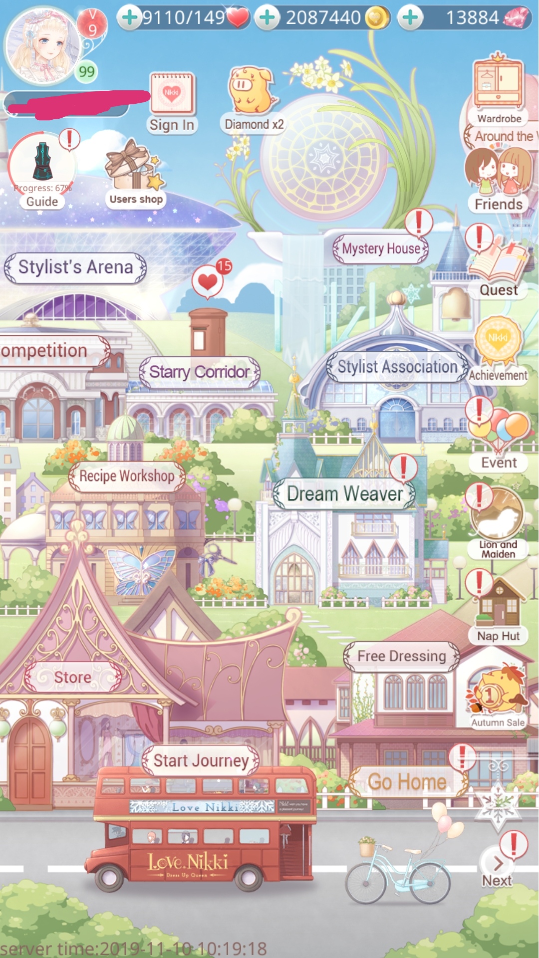 Love nikki account vip9-screenshot_20191110_214448-jpg