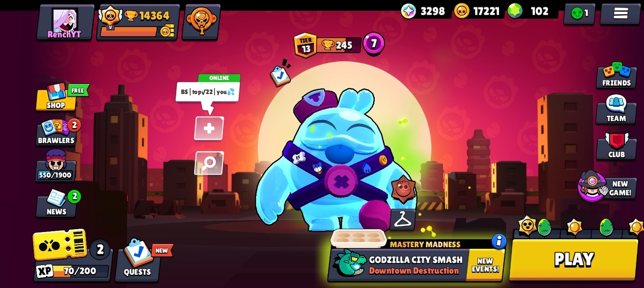 Brawl stars lvl 71 - 56/79 - 4 legs - star shelly - 23$-r2388mrvhe0-jpg