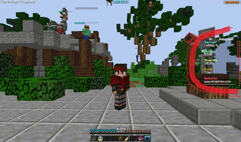 Selling minecraft account with TITAN rank in mineplex 12$-pop-gif