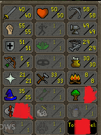 OSRS Ultimate Ironman-levels-png