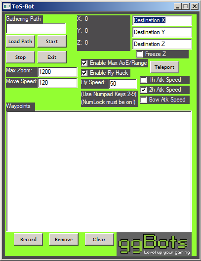 ToS-Bot - a Bot/Multihack for Tree of Savior-tos-gui-png