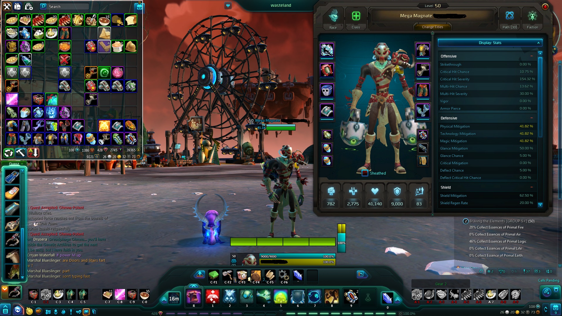 Wildstar EU Jabbit Account--50 Medic-Warrior-Spellslinger-ws-jpg