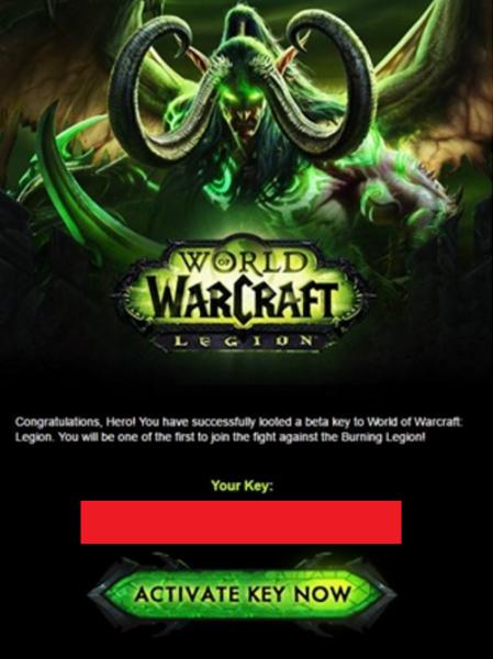 Legion Beta Key for 0 WMZ-legionkey-jpg