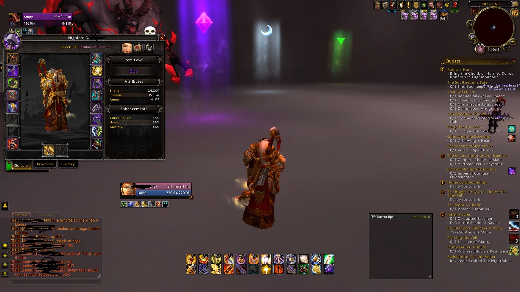 SELLING Legendary ilvl 869 RET PALA (Shattered Hand)EU-wowscrnshot_102916_101419-jpg