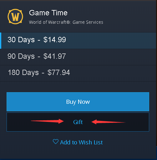 Selling US game time gift code-gametime-png