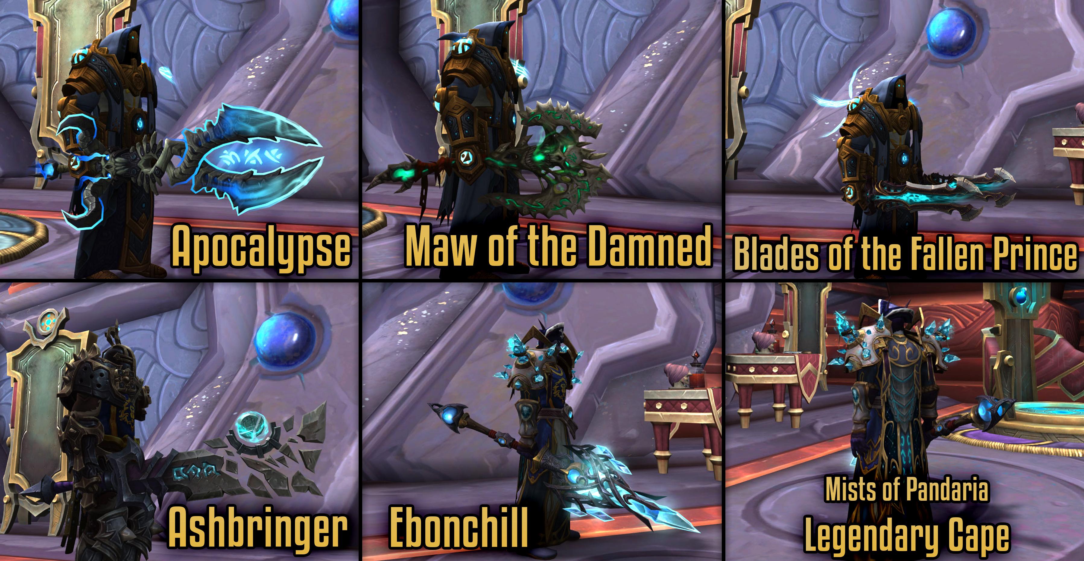 [EU] 5x Mage Tower Weapons | 7x Retired Mounts | MoP, WoD Legendary | 20k Achiev AND MORE!-ximfuct-jpg