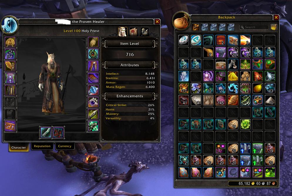 OO Blood Elf (Male) Priest Level 100 on US Illidian (PvP) 716ilvl 60k Gold-q5cvaeb-jpg