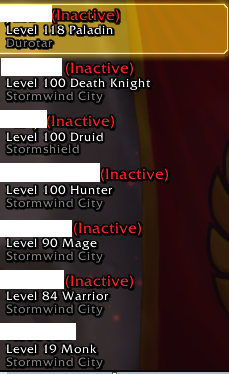 Aged Account - Many Characters, Perfect Starter BFA ACC  USD OBO Paypal-ysemrio-png