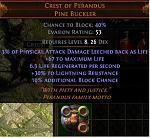 WTS PoE Currency / Uniques / Quality Gems / Powerleveling (Softcore + Hardcore)-crest-of-perandus-jpg
