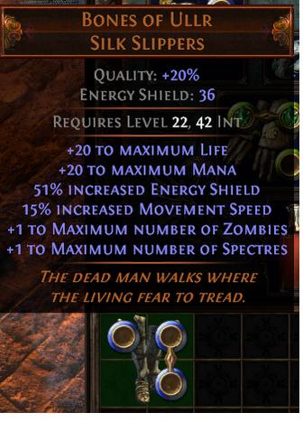 Selling Path of Exile Currency / Gems / Uniques / Powerleveling (Softcore + Hardcore)-slippers-jpg