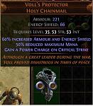 Selling Path of Exile Currency / Gems / Uniques / Powerleveling (Softcore + Hardcore)-volls-protector-holy-chainmail-jpg