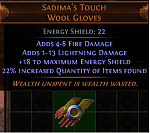 PoE Currency / Uniques / Powerleveling / Accounts (PayPal + PlayerAuctions) (SC &amp; HC)-sadimas-touch-wool-gloves-png