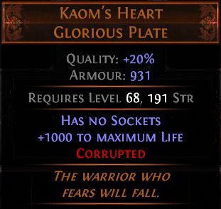WTS [SC] Kaom's Heart Legacy 1000 life, Corrupted-kaoms-legacy-jpg