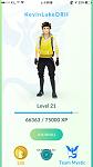 Level 21 with 130 coins/108 CAUGHT/1728 CP Vaporeon/21000+ Stardust-46794022139764131-jpg