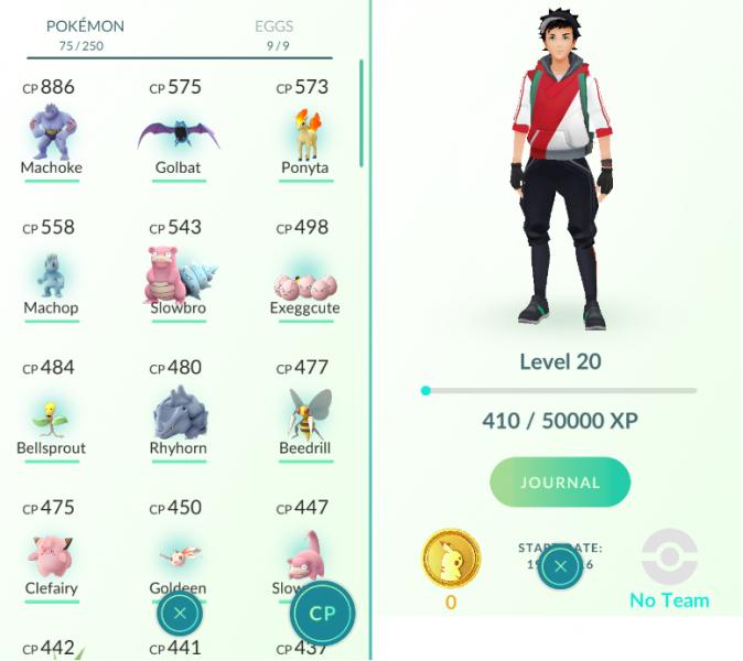 Lvl 20 pokemon go account-pokemonacc2-jpg