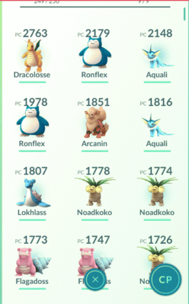 Pokemon Go lvl27+ |131 pokédex/ 151 |+220 000 Stardust | Draconite &gt; 2700 CP | ONLY-2016-08-09-2-gif