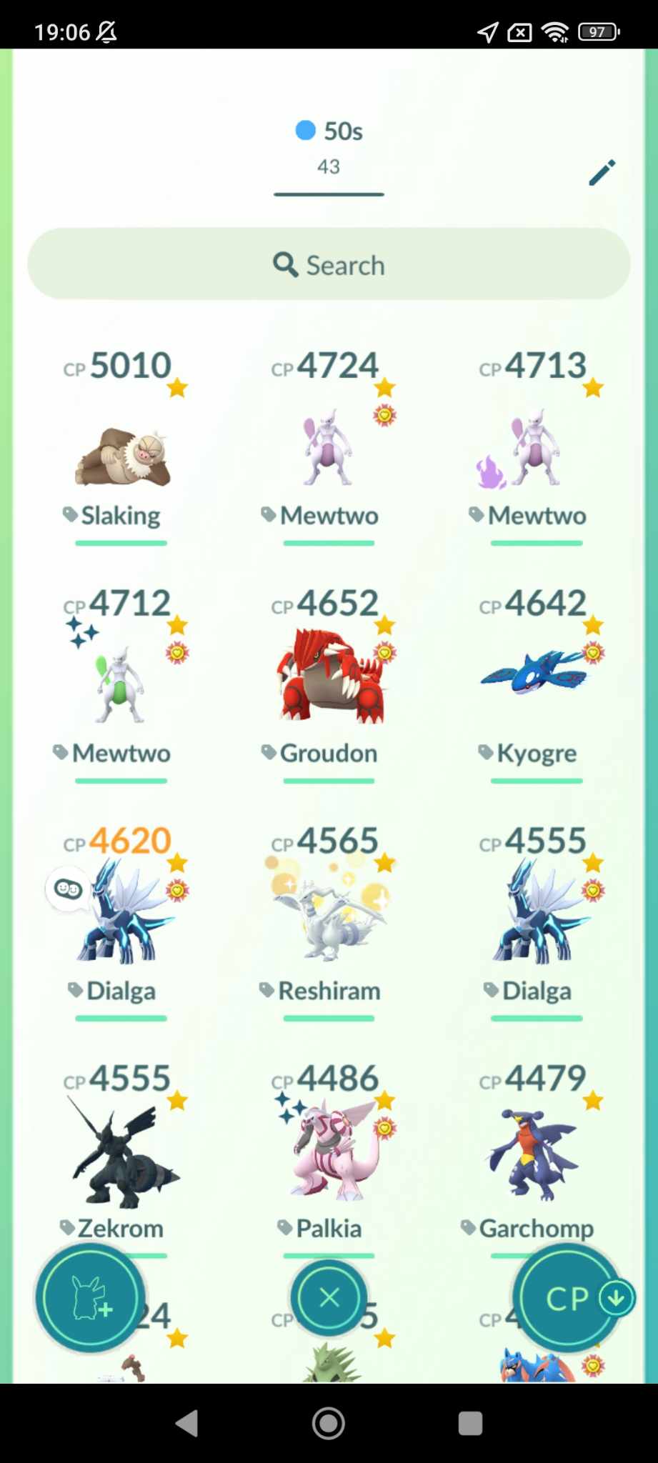 Strong Pokemon Go Account Level 50 1641-Shiny 251-IV100 810-Legendary-504-jpg