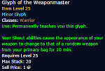 Warrior graphical bug  [Glyph of the Weaponmaster].-glyphyo-png