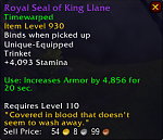 On-use 4.8K armor trinket with no CD from Ulduar timewalking-163255c6373761d0abbc24f0c7b4ced2-png